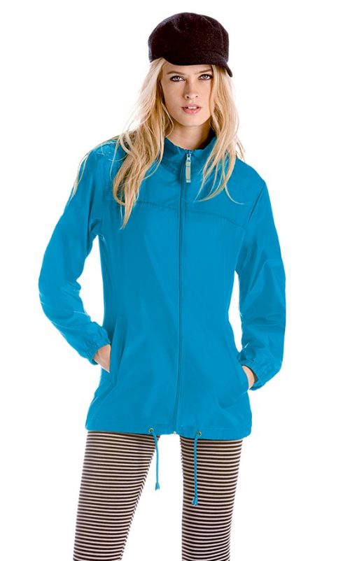 Γυναικειο αντιανεμικο μπουφαν B&C Ladies Windbreaker Sirocco αδιαβροχο απο την Axion Cotton