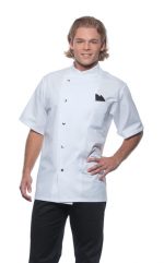 Σακακι σεφ CHEF JACKET GUSTAV SHORT SLEEVE JM 15 κοντομανικο