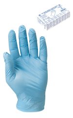 Γαντια νιτριλιου μιας χρησης Eurotechnique NITRILE BLUE 590