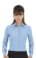 Γυναικειο πουκαμισο B&C Ladies Oxford Long Sleeve Shirt