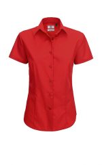 Γυναικειο πουκαμισο B&C Ladies Smart Short Sleeve Poplin Shirt απο την Axion Cotton