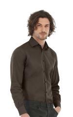 Πουκαμισο ανδρικο B&C Mens Black Tie LS Shirt