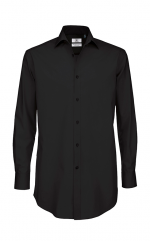 Πουκαμισο ανδρικο B&C Mens Black LS Shirt