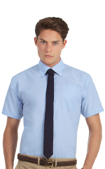 Ανδρικο πουκαμισο B&C Men's Oxford Short Sleeve Shirt