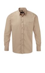 Ανδρικο πουκαμισο Russell Long Sleeve Classic Twill Shirt απο την Axion Cotton