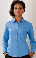 Γυναικειο πουκαμισο Russell Longsleeve Poplin Blouse εργασιας R-934F-0