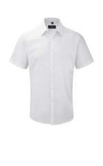 Ανδρικο πουκαμισο Russell Men's Herringbone Shirt γραφειου κοντομανικο