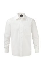 Ανδρικο βαμβακερο πουκαμισο Russell Cotton Poplin Shirt LS εργασιας R-936M-0