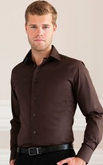 Ανδρικο πουκαμισο Russell Fitted Longsleeve Stretch Shirt εργασιας R-946M-0