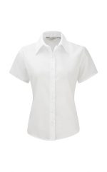 Γυναικειο βαμβακερο πουκαμισο Russell Ladies Ultimate Non-Iron Shirt γραφειου κοντομανικο R-957F-0