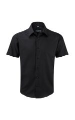 Ανδρικο βαμβακερο μεσατο πουκαμισο Russell Men's Short Sleeve Tailored Ultimate Non-iron εργασιας R-959M-0