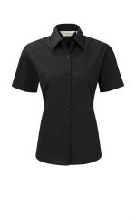 Γυναικειο πουκαμισο Russell Short Sleeve Poplin Blouse εργασιας R-935F-0