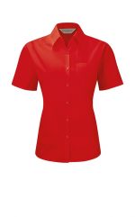 Γυναικειο πουκαμισο Russell Short Sleeve Poplin Blouse εργασιας R-935F-0