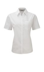 Γυναικειο πουκαμισο Russell Short Sleeve Poplin Blouse εργασιας R-935F-0