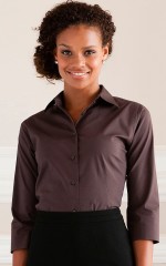 Γυναικειο πουκαμισο Russell Tailored Blouse with 3/4 sleeves εργασιας R-946F-0