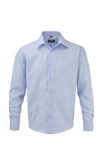 Ανδρικο βαμβακερο μεσατο πουκαμισο Russell Tailored Ultimate Non-iron Shirt LS εργασιας R-958M-0