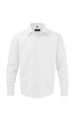 Ανδρικο βαμβακερο μεσατο πουκαμισο Russell Tailored Ultimate Non-iron Shirt LS εργασιας R-958M-0