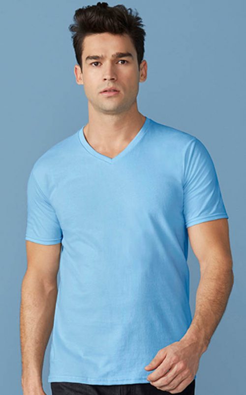 Ανδρικη μπλουζα Gildan Premium Cotton V-Neck T-Shirt 41V00