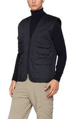 Αμανικο γιλεκο εργασιας Result R045X Safari Waistcoat με τσεπη πλατης