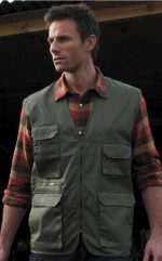 Αμανικο γιλεκο εργασιας Result R045X Safari Waistcoat με τσεπη πλατης